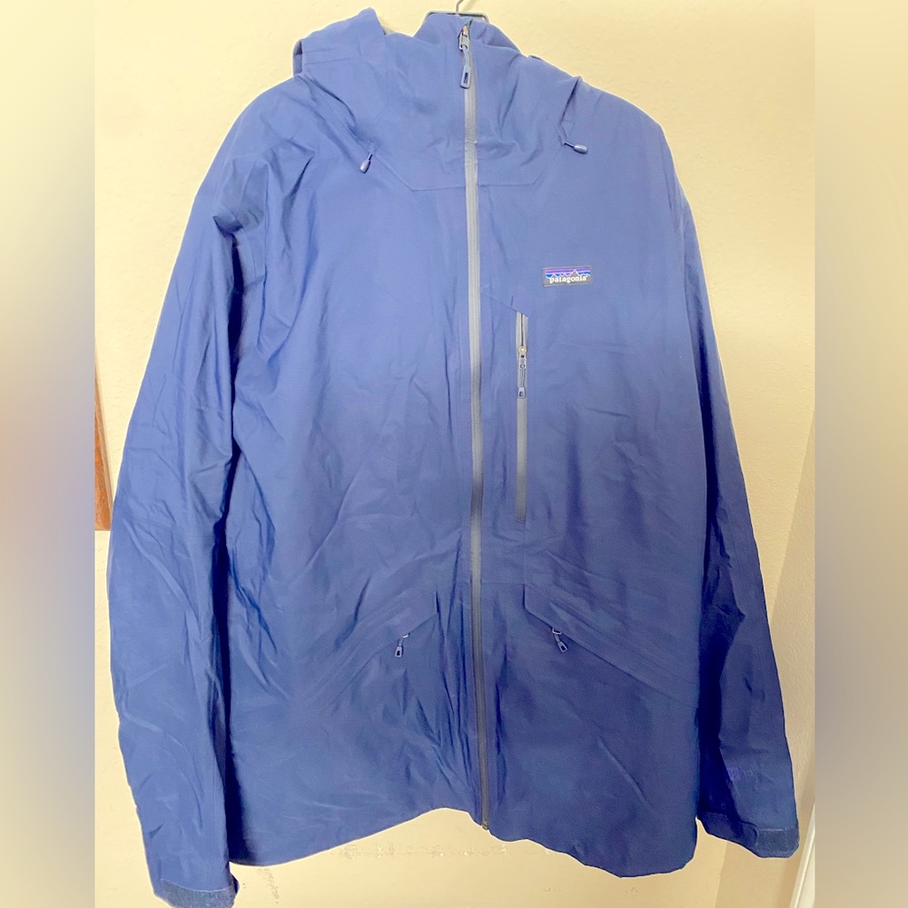 Mens patagonia insulated snowshot jacket classic navy